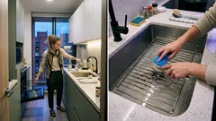 Así aflojas la grasa de las rejillas del horno: truco con vinagre blanco y agua caliente